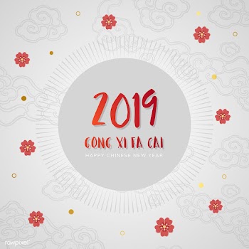 Chinese new year mockup illustration | Free stock vector - 555294