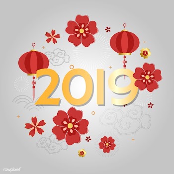 Chinese new year mockup illustration | Free stock vector - 555301