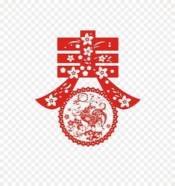 Chinese New Year Monkey Chinese zodiac Chinese calendar - Chinese New Year red paper-cut 