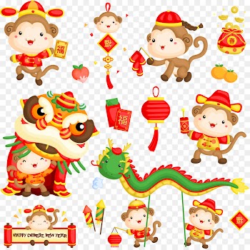 Chinese New Year Monkey Clip art - Chinese New Year Monkey vectors 