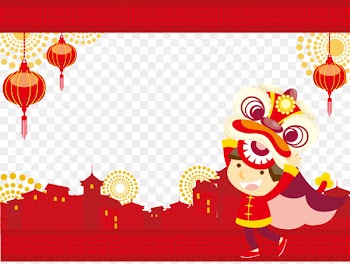Chinese New Year Party New Year's Day Mid-Autumn Festival - Chinese New Year lion dance vector 