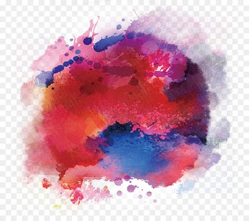Chinese New Year Party Poster New Years Eve - Colorful ink splash creative FIG. 