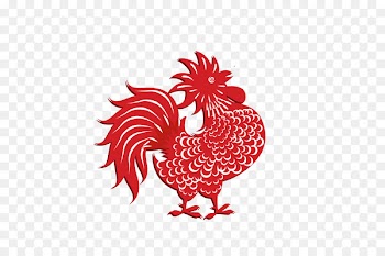 Chinese New Year Rooster New Years Day New Year card - Cock Creative Creative 