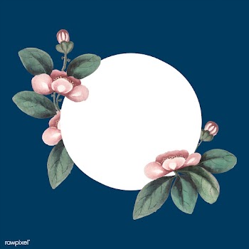 Chinese painting featuring flowers blank circ.. | Free stock vector - 544845