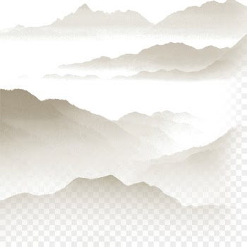 Chinese painting Landscape painting - Wash mountain 