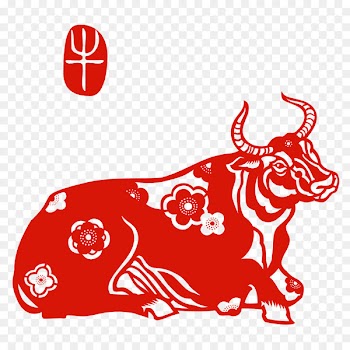 Chinese paper cutting Chinese zodiac Papercutting Ox Chinese New Year - Chinese New Year 