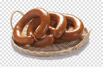 Chinese sausage Chitterlings Ham Food, Button material ham sausage transparent background PNG clipart