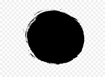 Chinese style black circle 