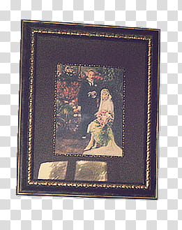 Chinese Style , gold framed of man and woman transparent background PNG clipart