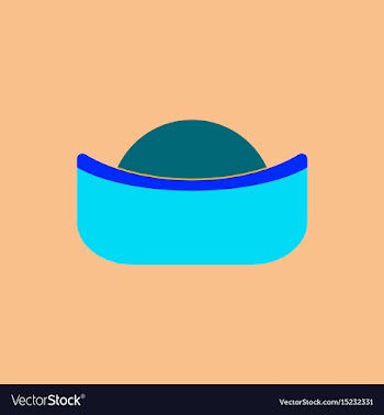 Chinese sunset of sunset in vector image