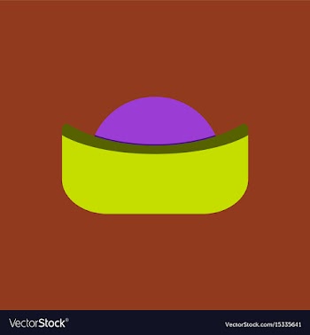 Chinese sunset of sunset in vector image