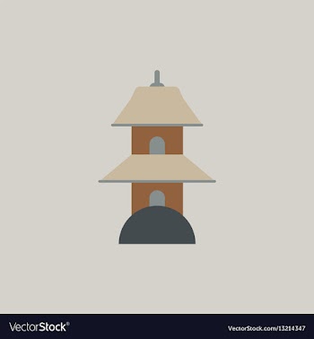 Chinese temple of heaven pagoda vector image