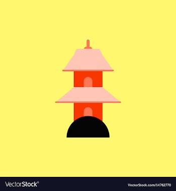 Chinese temple of heaven pagoda vector image
