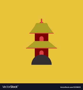 Chinese temple of heaven pagoda vector image