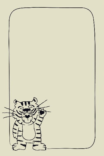 Chinese tiger frame background, zodiac | Free Vector - rawpixel