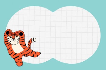 Chinese tiger frame, grid pattern | Free Photo - rawpixel