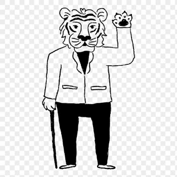 Chinese tiger png year clipart, | Free PNG Sticker - rawpixel
