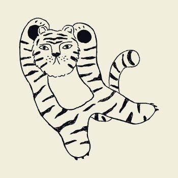 Chinese tiger year clipart, black | Free Vector Illustration - rawpixel