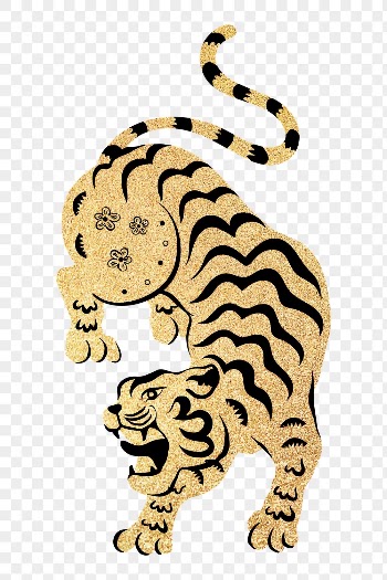 Chinese tiger year png clipart, | Free PNG Sticker - rawpixel