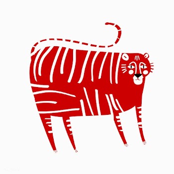 Chinese tiger zodiac sign | Free stock vector - 591969