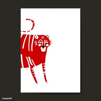 Chinese tiger zodiac sign | Free stock vector - 591998