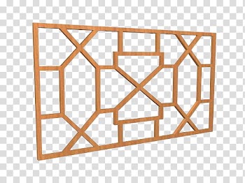 Chinese Traditional Windows xp, brown wooden frame illustration transparent background PNG clipart
