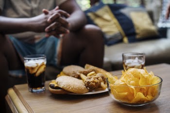 Chips and Sandwich on Table