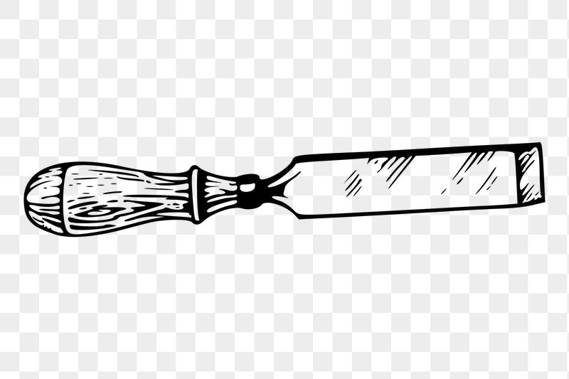 Chisel png sticker illustration, transparent | Free PNG - rawpixel
