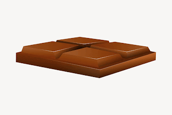Chocolate bar collage element illustration | Free Vector - rawpixel