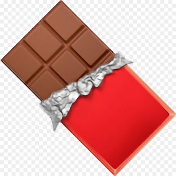 Chocolate bar Emoji domain - face mold 