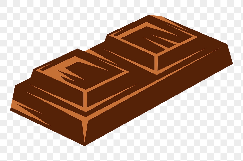Chocolate bar png sticker, dessert | Free PNG - rawpixel