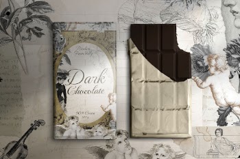 Chocolate bar with aesthetic floral | Free Photo - rawpixel