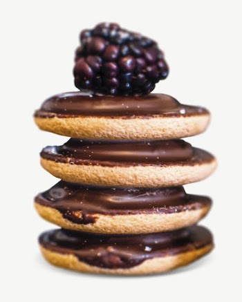 Chocolate biscuits collage element psd | Free PSD - rawpixel