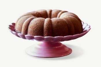 Chocolate bundt cake collage element | Free PSD - rawpixel