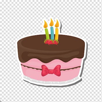 Chocolate cake Birthday cake Cupcake Layer cake Strawberry cream cake, Strawberry cake with colored candles transparent background PNG clipart