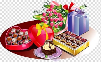 Chocolate cake Gift, Chocolate gifts transparent background PNG clipart