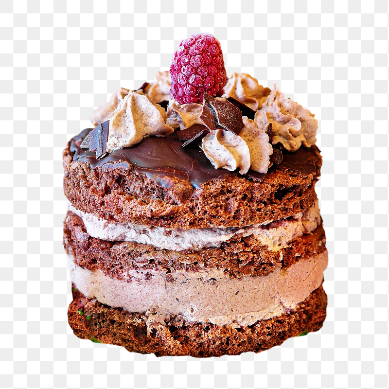 Chocolate cake png dessert sticker, | Free PNG - rawpixel
