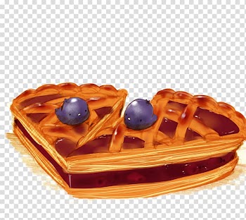 Chocolate cake Waffle Chicken Blueberry pie Sundae, Blueberry pie transparent background PNG clipart