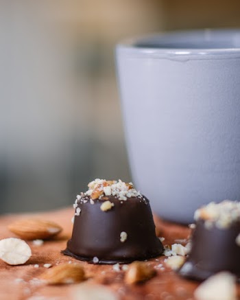 Chocolate Candy With Nuts on Table
