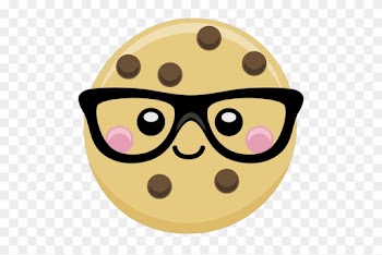 Chocolate Chip Cookie Clipart Black And White Download - Nerdy Nummies Smart Cookie
