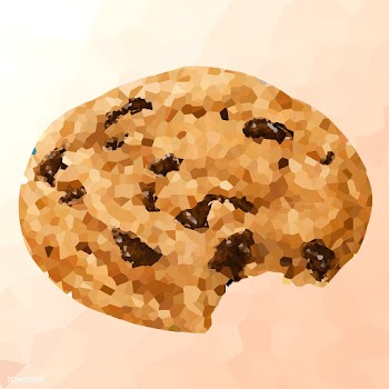 Chocolate chip cookie crystallized style illustration | Free  illustration - 2347333
