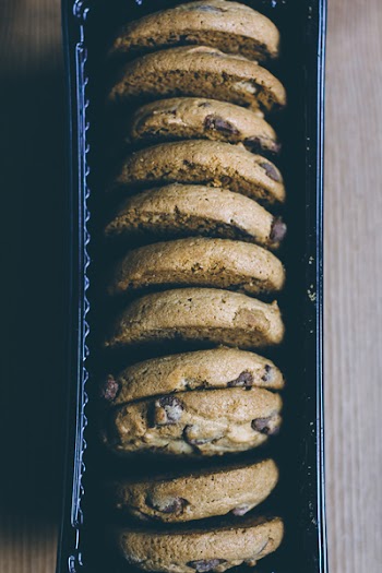 Chocolate chip cookies in a box 2