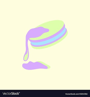 Chocolate cookie icon vector image