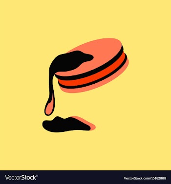 Chocolate cookie icon vector image