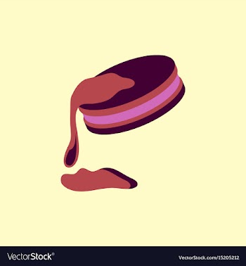 Chocolate cookie icon vector image