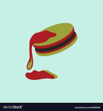 Chocolate cookie icon vector image