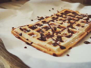 Chocolate Covered Waffles