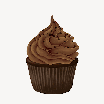 Chocolate cupcake, delicious bakery dessert | Free Photo Illustration - rawpixel