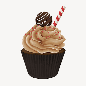 Chocolate cupcake, delicious bakery dessert | Free Photo Illustration - rawpixel