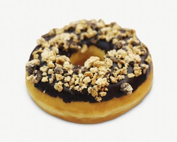 Chocolate donut collage element psd | Free PSD - rawpixel